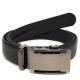 Elegantní pánský koženkový pásek s kovovou sponou K26