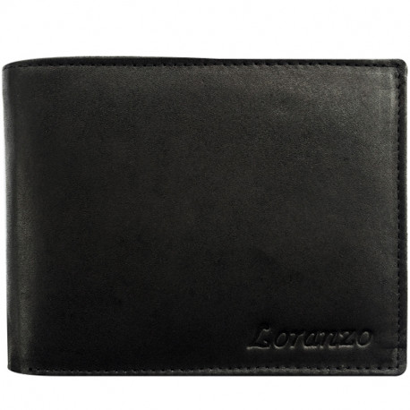 Pánská kožená peněženka Loranzo 453 - černá