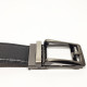 Elegantní pánský koženkový pásek s kovovou sponou K35