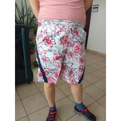 Pánské plavky plážové - modro-bílé